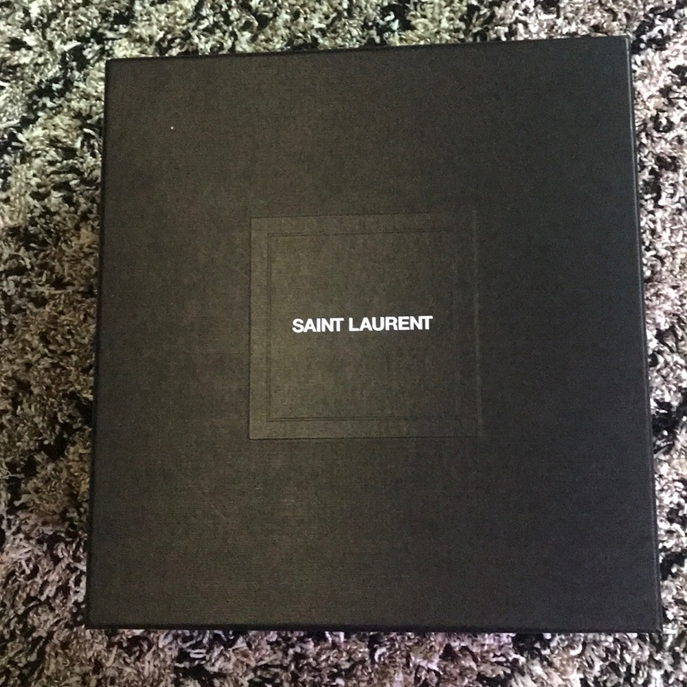 Saint Lauren zip boots size 38 Italy.